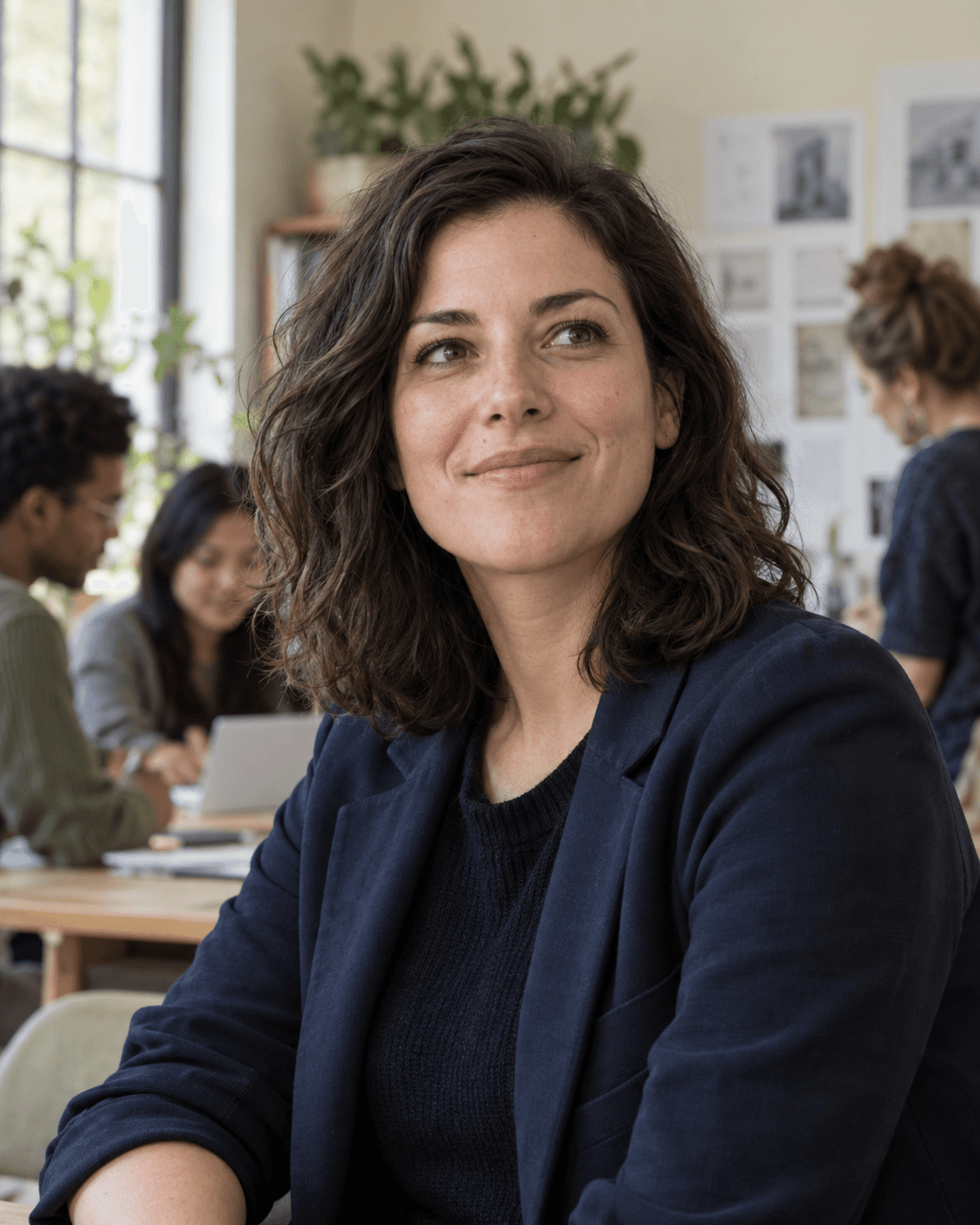Portrait d’illustration d’une professionnelle de l’enseignement